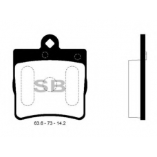 FBP2208 FI.BA Комплект тормозных колодок, дисковый тормоз