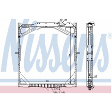 65462A NISSENS Радиатор, охлаждение двигателя