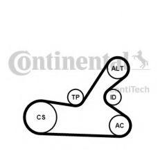 6PK1145K3 CONTITECH Поликлиновой ременный комплект