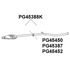 PG45387 VENEPORTE Ремонтная трубка, катализатор