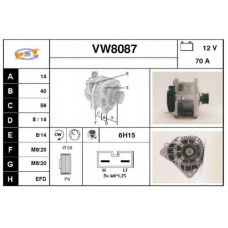 VW8087 SNRA Генератор