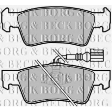 BBP2011 BORG & BECK Комплект тормозных колодок, дисковый тормоз