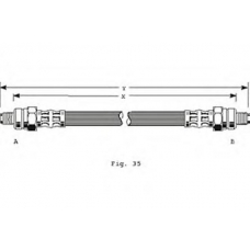 PHC248 TRW Тормозной шланг