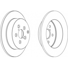 DDF1406C FERODO Тормозной диск