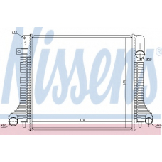 62798 NISSENS Радиатор, охлаждение двигателя