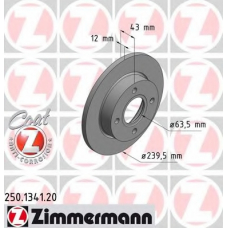 250.1341.20 ZIMMERMANN Тормозной диск