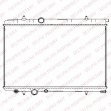 TSP0524055 DELPHI Радиатор, охлаждение двигателя