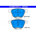13.0460-7243.2 ATE Комплект тормозных колодок, дисковый тормоз