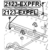 2123-EXPFL FEBEST Тяга / стойка, стабилизатор