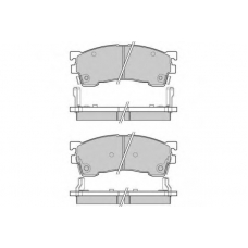 12-0622 E.T.F. Комплект тормозных колодок, дисковый тормоз