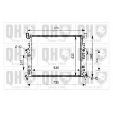 QER1769 QUINTON HAZELL Радиатор, охлаждение двигателя