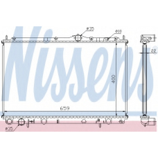 65559A NISSENS Радиатор, охлаждение двигателя