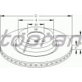 500 946 TOPRAN Тормозной диск