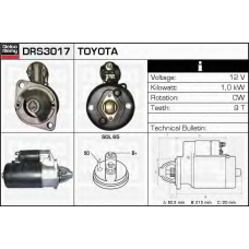 DRS3017 DELCO REMY Стартер