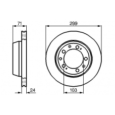 0 986 478 417 BOSCH Тормозной диск