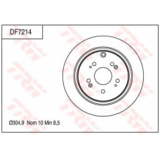 DF7214 TRW Тормозной диск