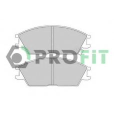 5000-0435 PROFIT Комплект тормозных колодок, дисковый тормоз