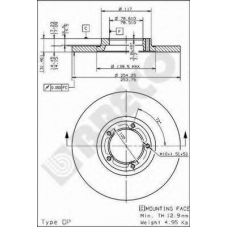 BS 7370 BRECO Тормозной диск