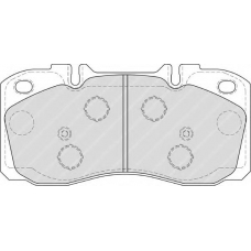 FVR4038 FERODO Комплект тормозных колодок, дисковый тормоз