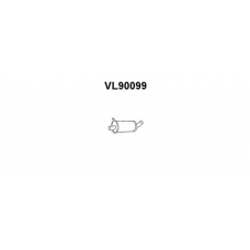 VL90099 VENEPORTE Средний глушитель выхлопных газов