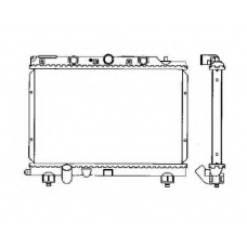 55307 NRF Радиатор, охлаждение двигателя