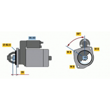 0 986 014 700 BOSCH Стартер