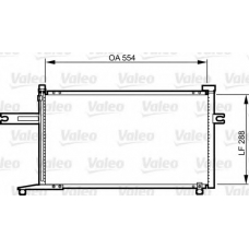 814300 VALEO Конденсатор, кондиционер