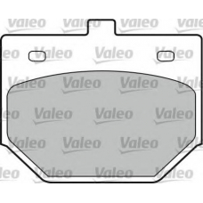 598209 VALEO Комплект тормозных колодок, дисковый тормоз