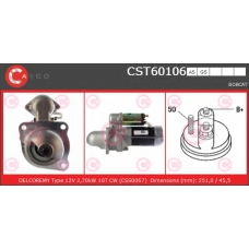CST60106GS CASCO Стартер