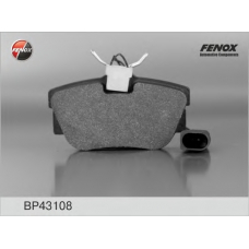 BP43108 FENOX Комплект тормозных колодок, дисковый тормоз