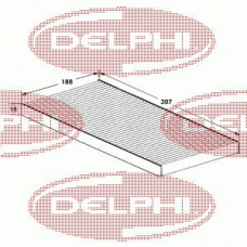 TSP0325056 DELPHI Фильтр, воздух во внутренном пространстве
