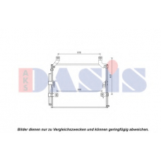 212106N AKS DASIS Конденсатор, кондиционер