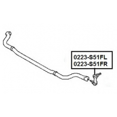 0223-S51FR ASVA Тяга / стойка, стабилизатор