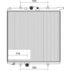 350213874000 MAGNETI MARELLI Радиатор, охлаждение двигателя