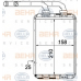 8FH 351 313-321 HELLA Теплообменник, отопление салона