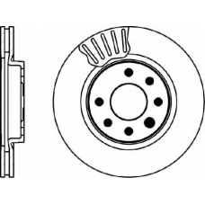 54021 PAGID Тормозной диск