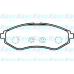 BP-1008 KAVO PARTS Комплект тормозных колодок, дисковый тормоз