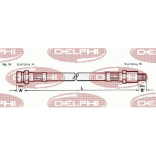 LH2141 DELPHI Тормозной шланг