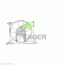 32-2281 KAGER Вентилятор, охлаждение двигателя