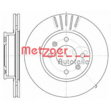 6110283 METZGER Тормозной диск
