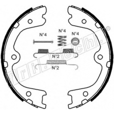 1067.201K fri.tech. Комплект тормозных колодок, стояночная тормозная с