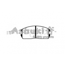 C001-01J ASHUKI Комплект тормозных колодок, дисковый тормоз