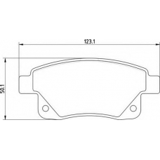 363700201642 MAGNETI MARELLI Комплект тормозных колодок, дисковый тормоз