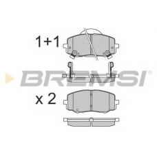 BP3583 BREMSI Комплект тормозных колодок, дисковый тормоз