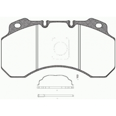 JSX 2680.30 ROADHOUSE Комплект тормозных колодок, дисковый тормоз