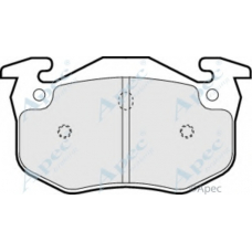 PAD771 APEC Комплект тормозных колодок, дисковый тормоз