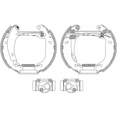 8DB 355 003-871 HELLA PAGID Комплект тормозных колодок