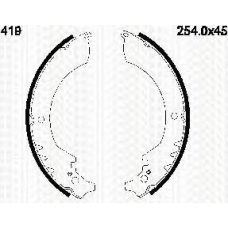 8100 41419 TRIDON Brake shoes