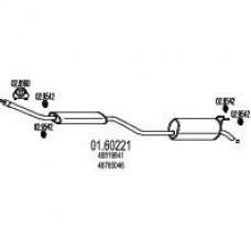 01.60221 MTS Глушитель выхлопных газов конечный