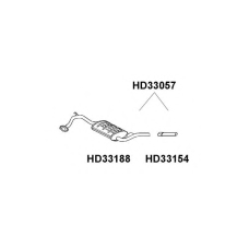 HD33057 VENEPORTE Глушитель выхлопных газов конечный